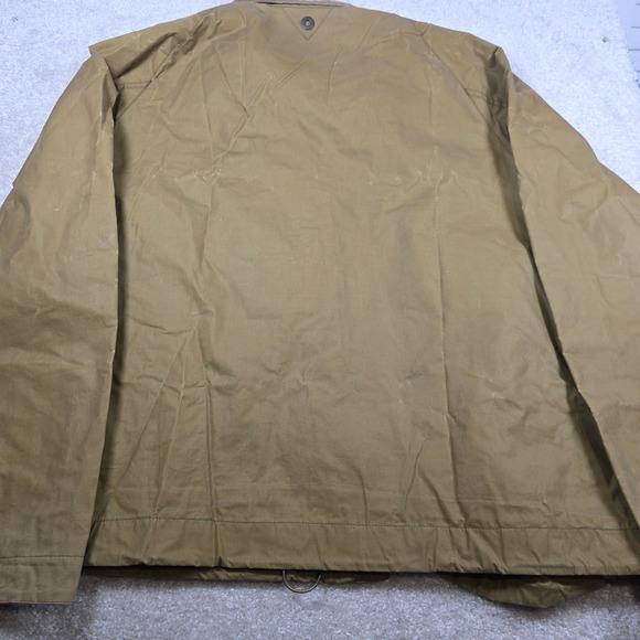 Barbour Islay Drywax Jacket XL Brown Corduroy Collar Outdoor Hunting Casual Coat - Picture 7 of 14